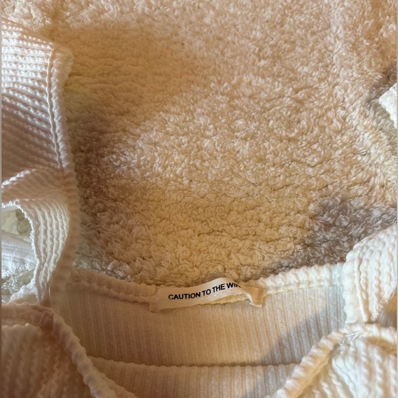 Women’s Ribbed Ruffle Bodysuit - Picture 3 of 4